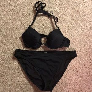 Classic black bikini